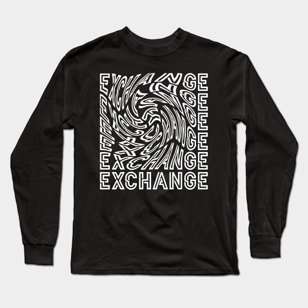 exchange Long Sleeve T-Shirt by Mako Design 